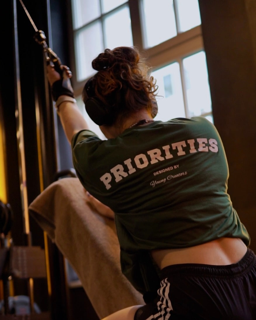 PRIORITIES Gym Shirt - Green