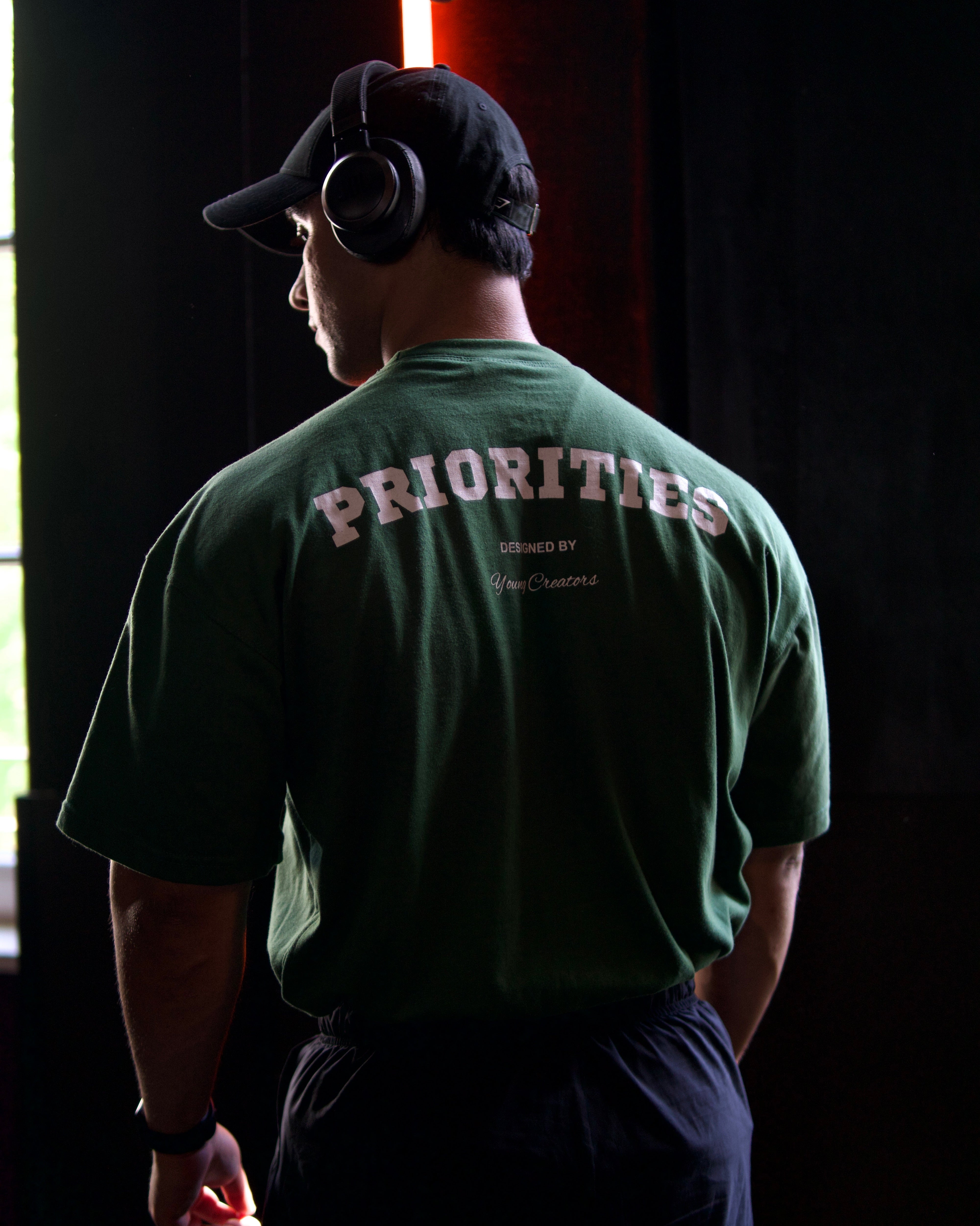 PRIORITIES Gym Shirt - Green