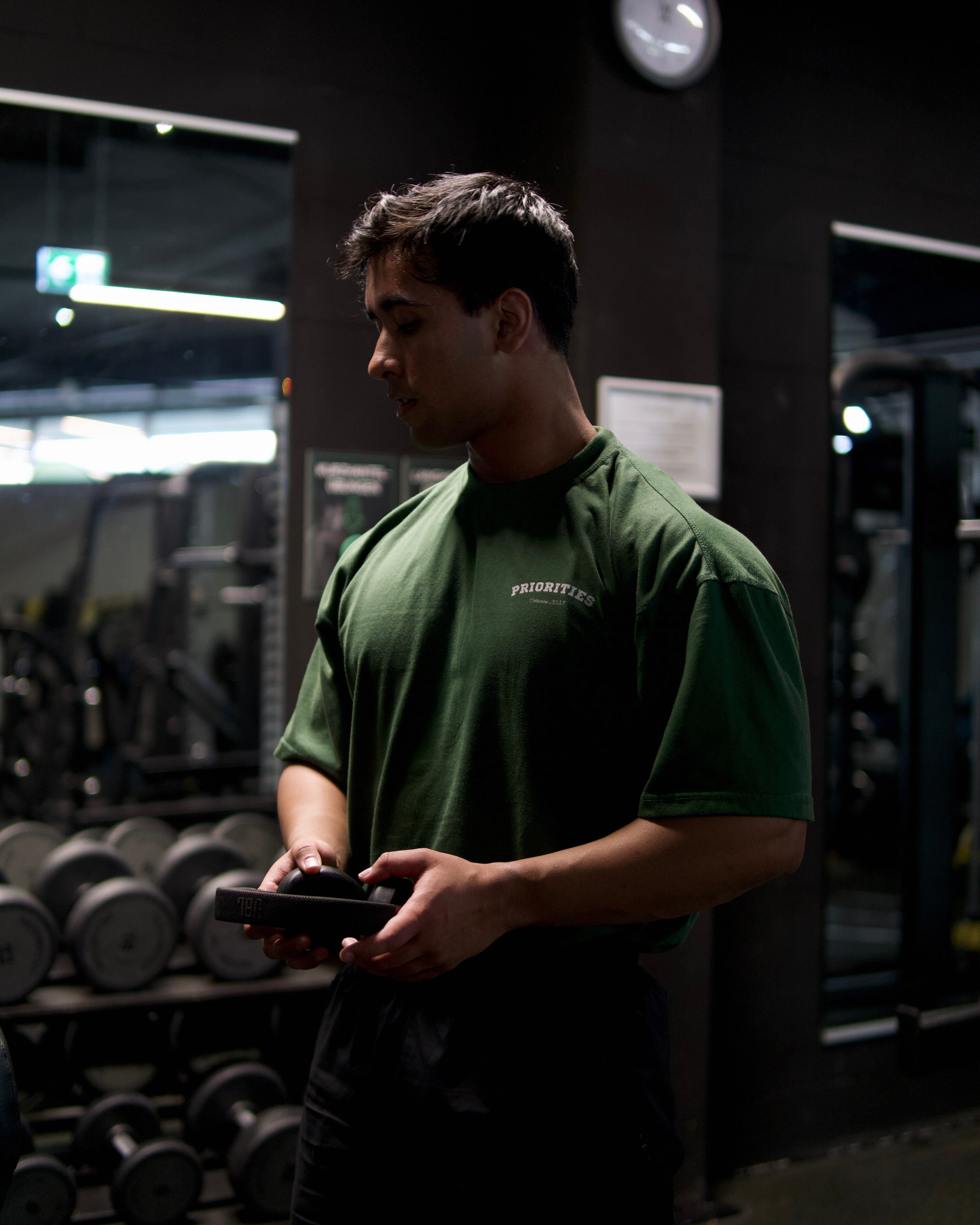 PRIORITIES Gym Shirt - Green