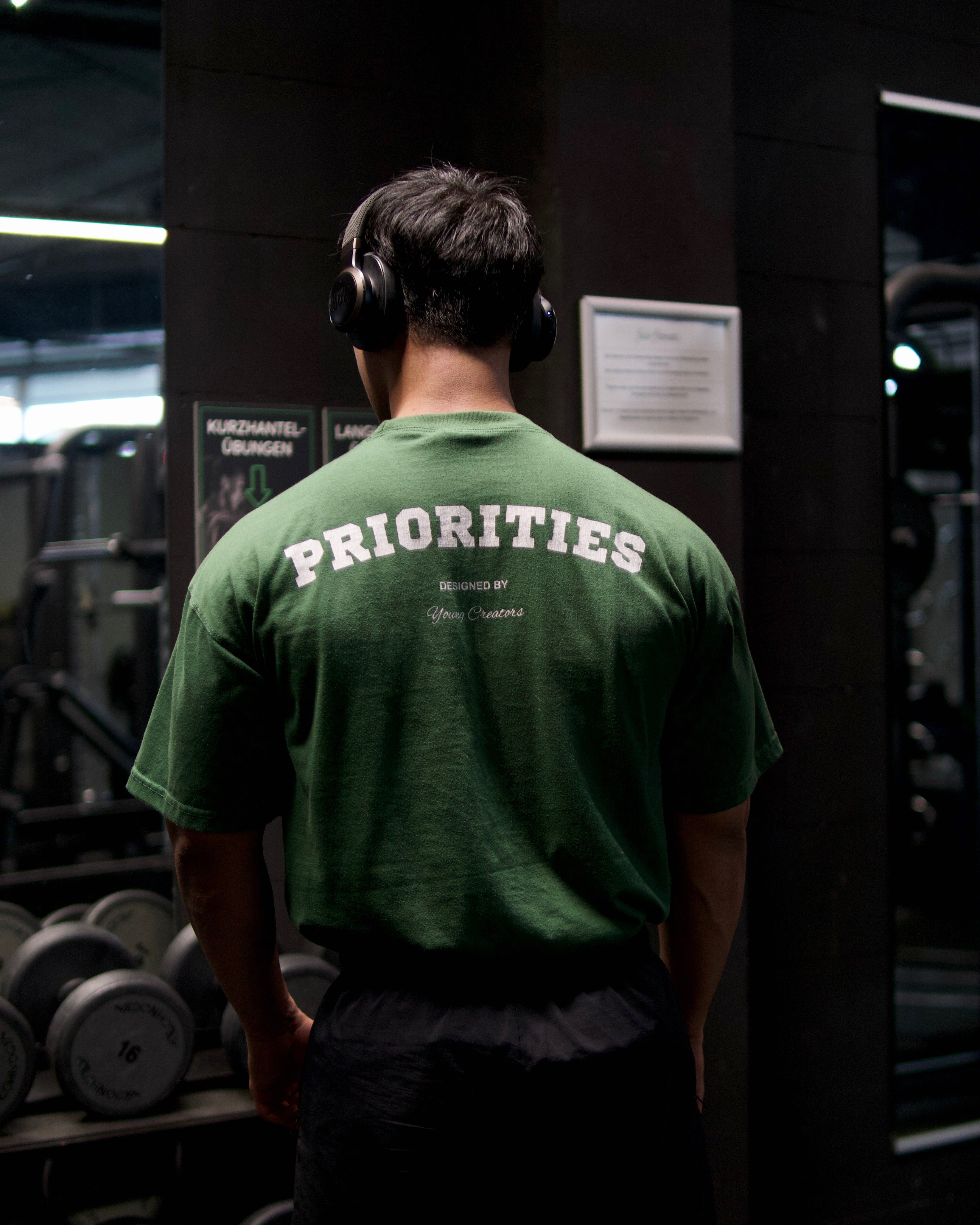 PRIORITIES Gym Shirt - Green